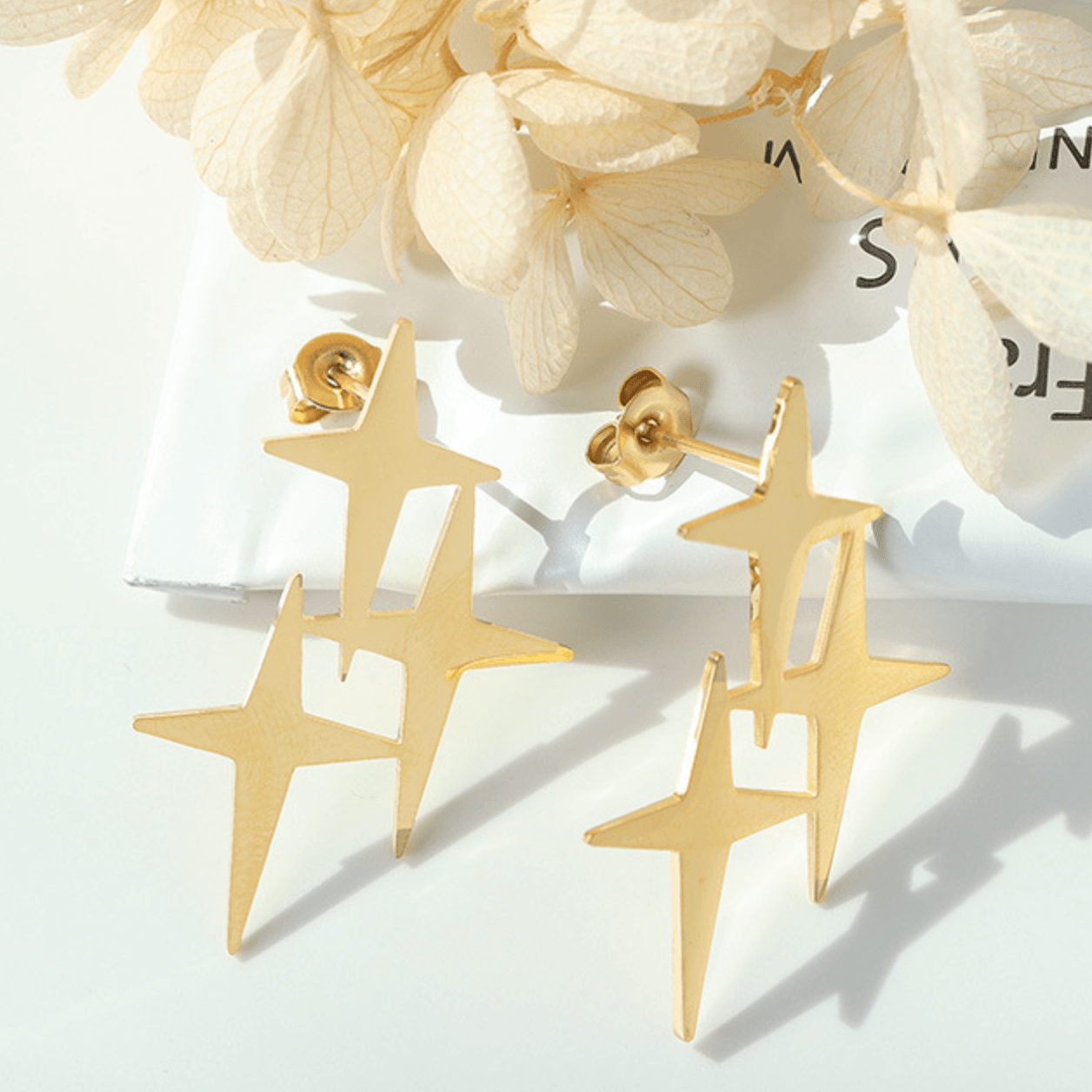 Cross Star Earrings