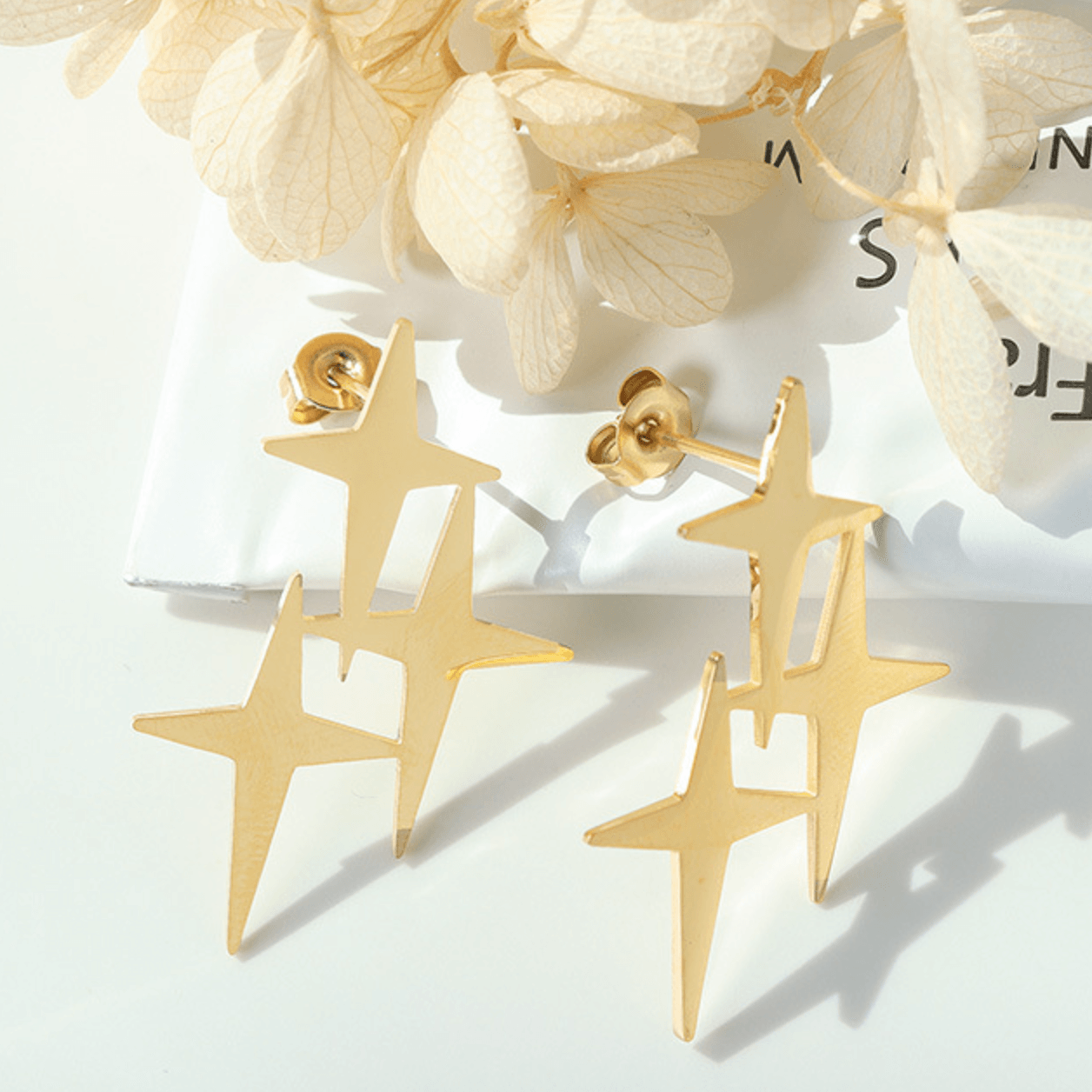 Cross Star Earrings - zuzumia