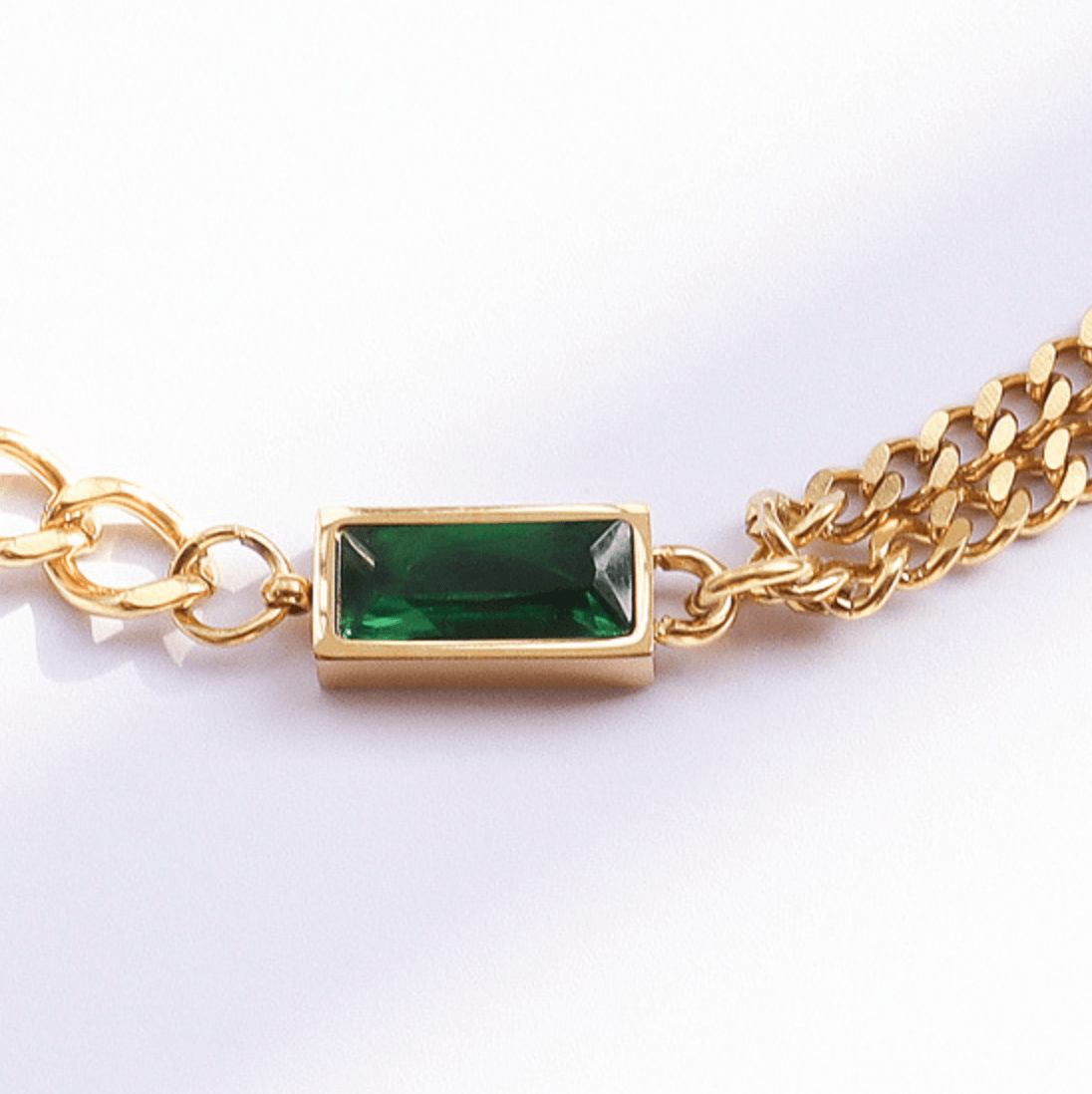 Geometric Crystal Bracelet & Necklace