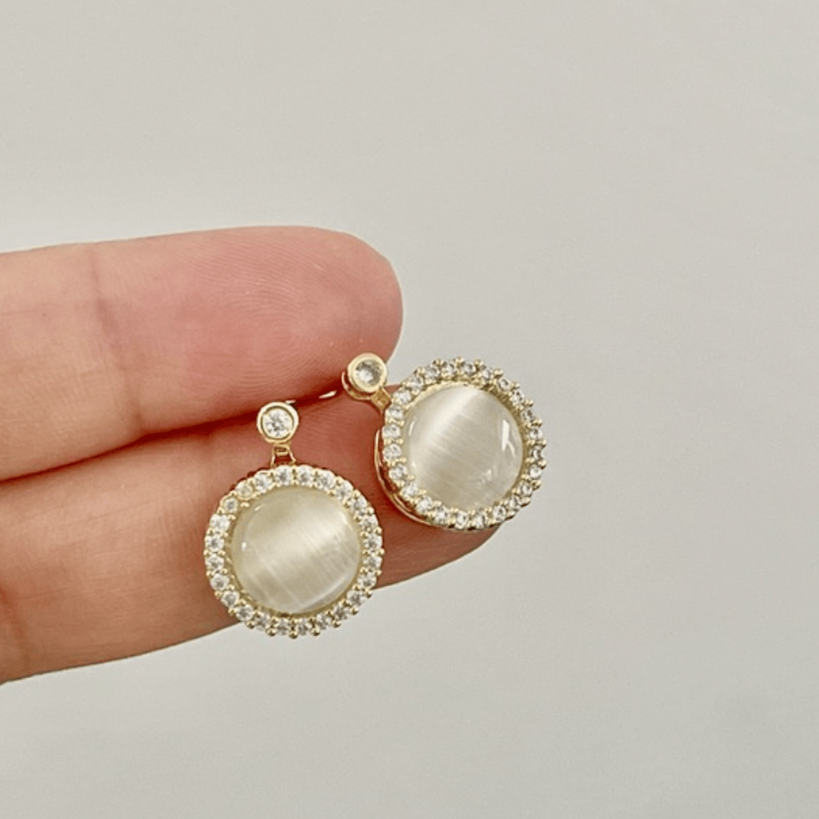 Rotatable Chrysoberyl Jewelry Set - zuzumia
