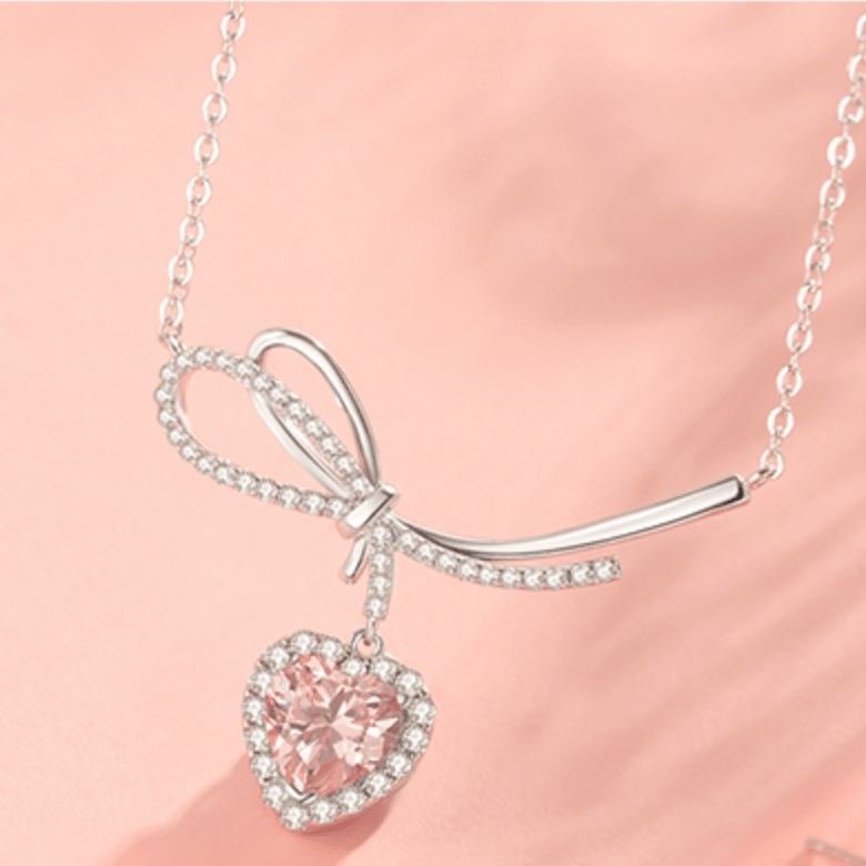 Shiny Heart Pendant Necklace - zuzumia