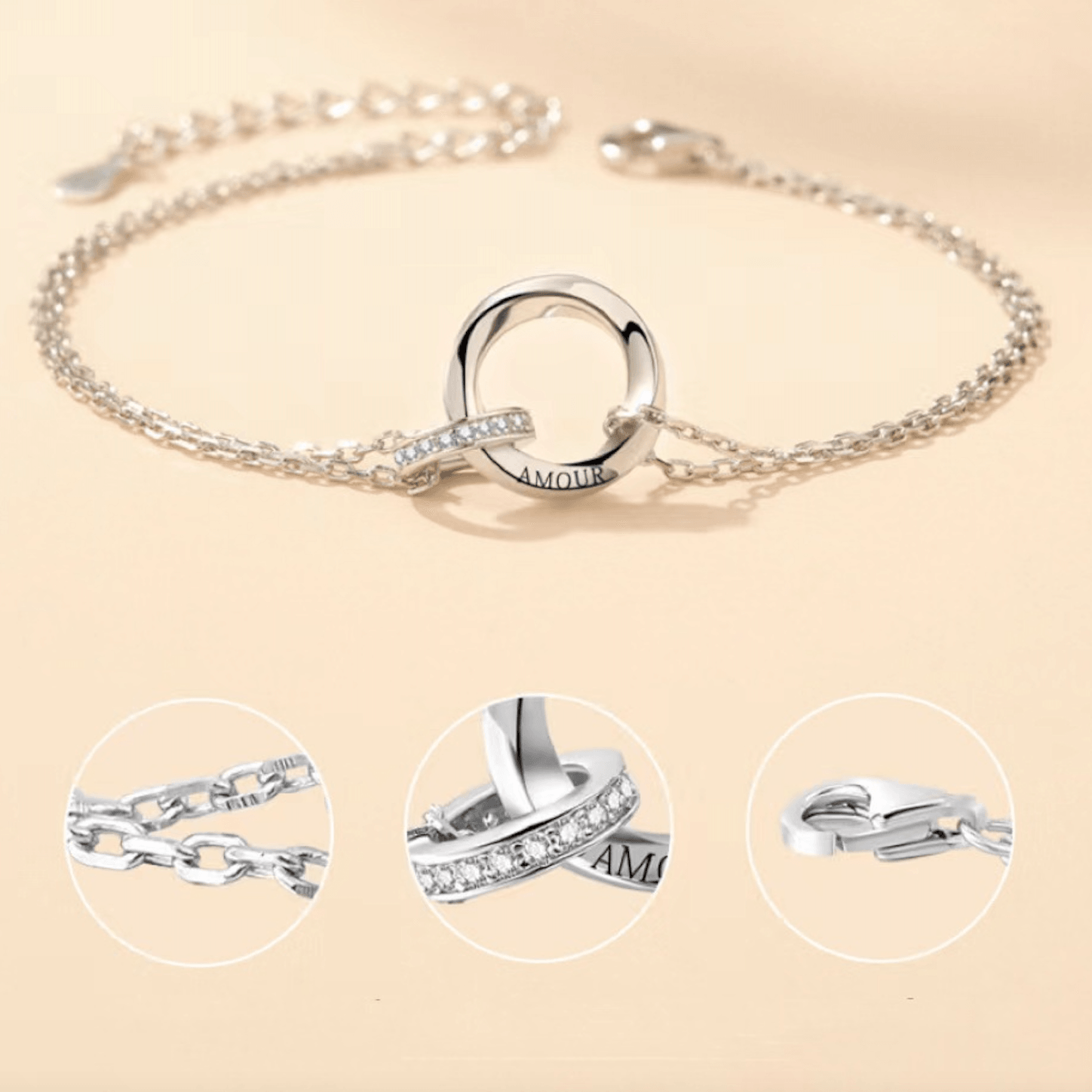 Mobius Amour Couple Bracelets - zuzumia